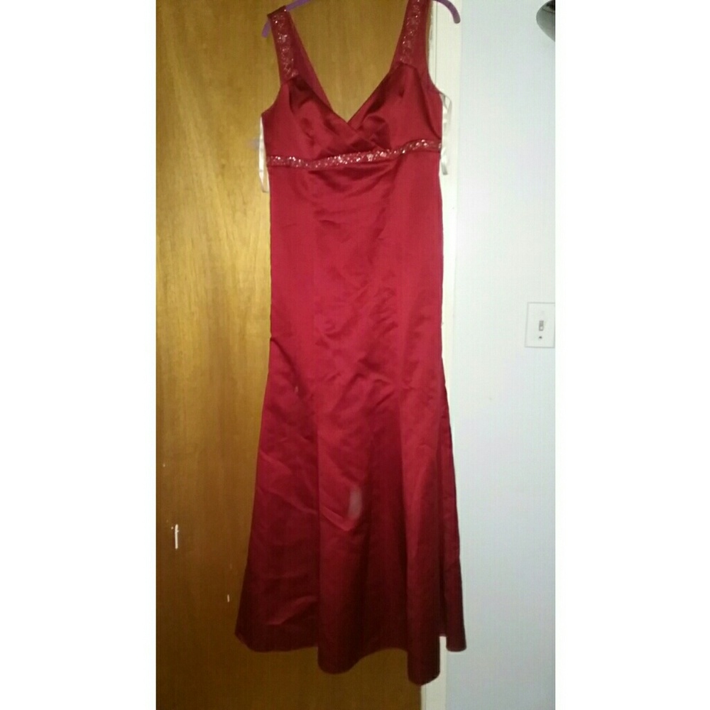 David bridal mermaid dress